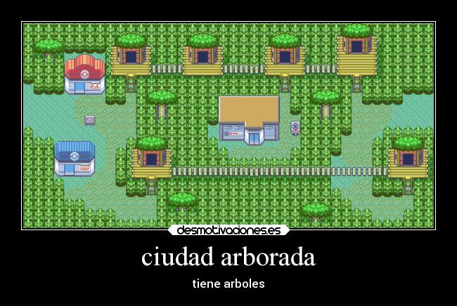 ciudad arborada - tiene arboles