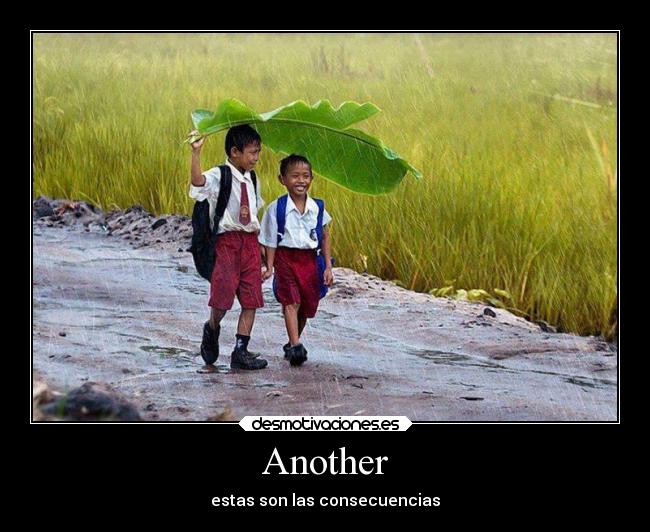 Another - estas son las consecuencias