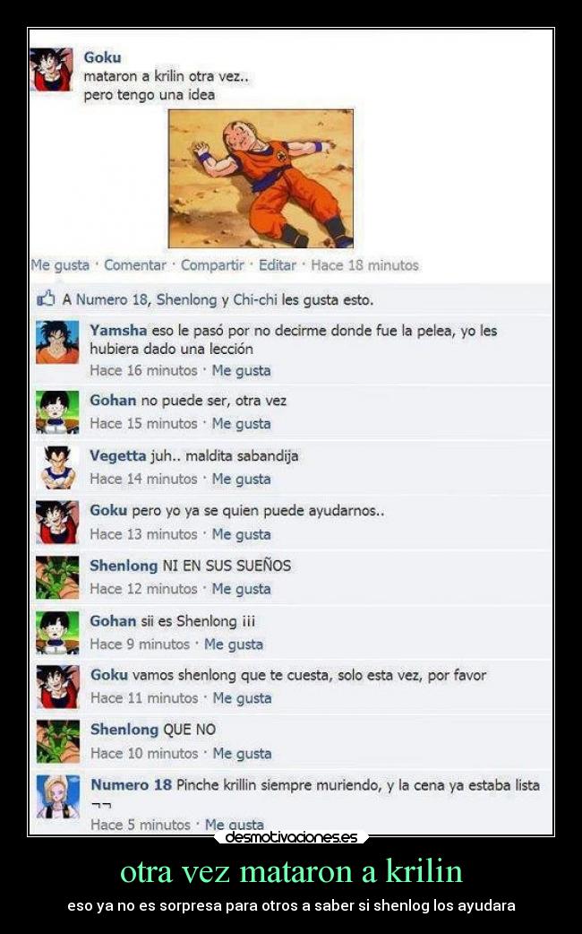 otra vez mataron a krilin -