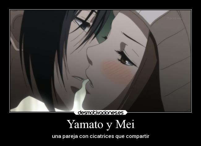 Yamato y Mei - una pareja con cicatrices que compartir