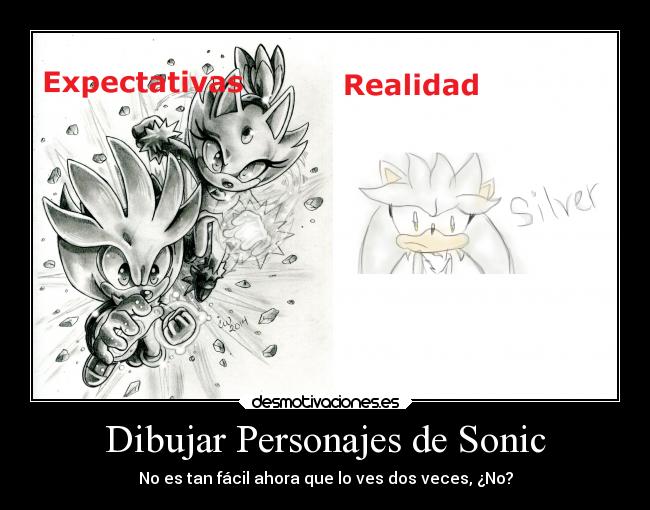 Dibujar Personajes de Sonic -