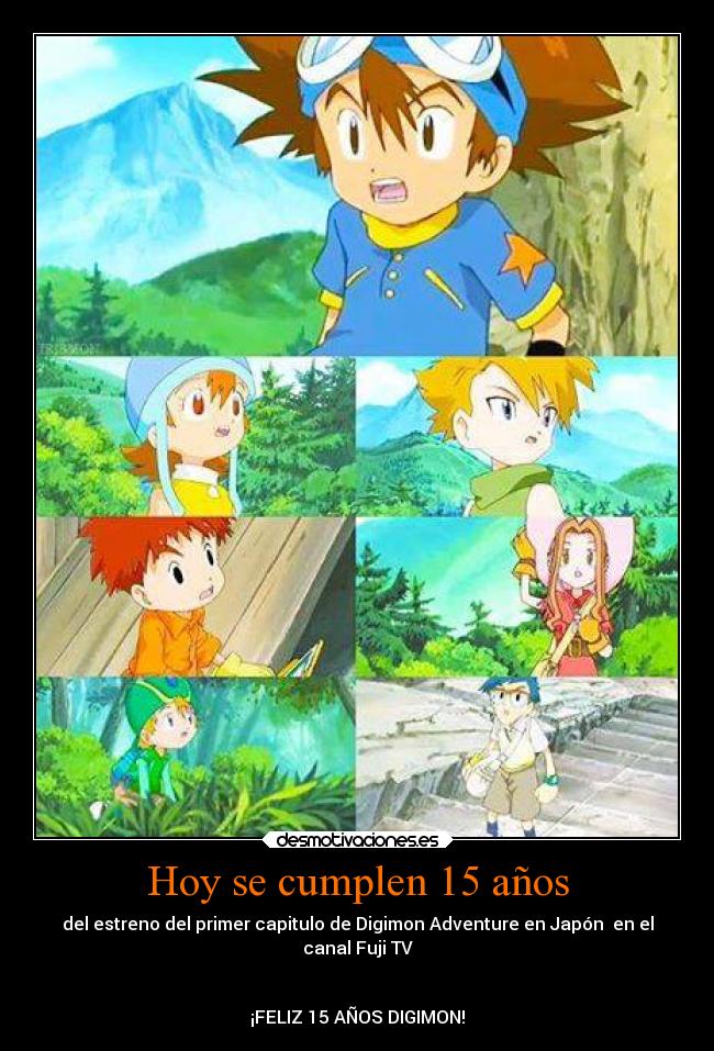 Hoy se cumplen 15 años -