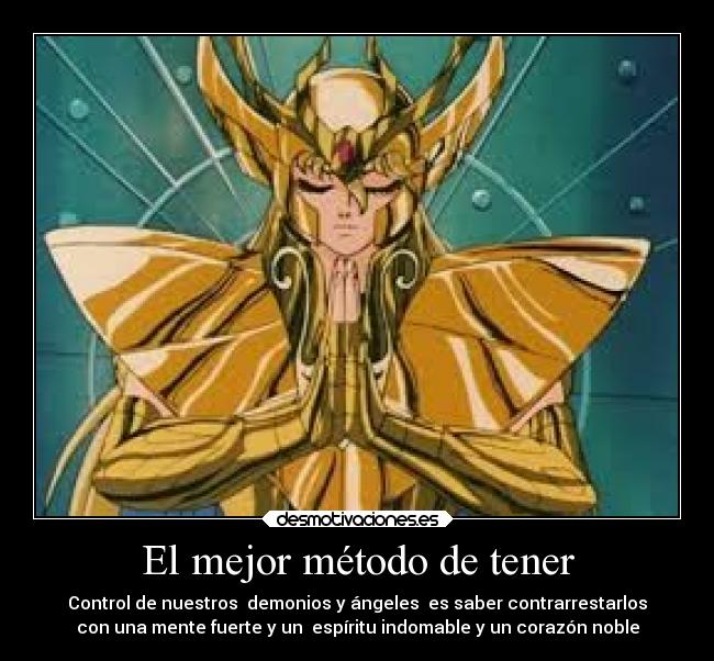 carteles anime frases sant seya chaka virgo desmotivaciones