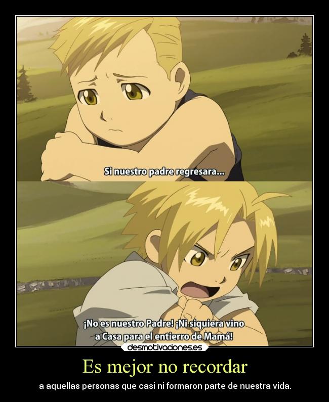 Es mejor no recordar -
