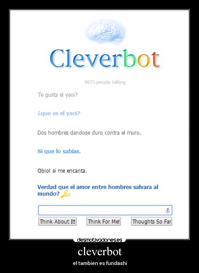 cleverbot - el tambien es fundashi