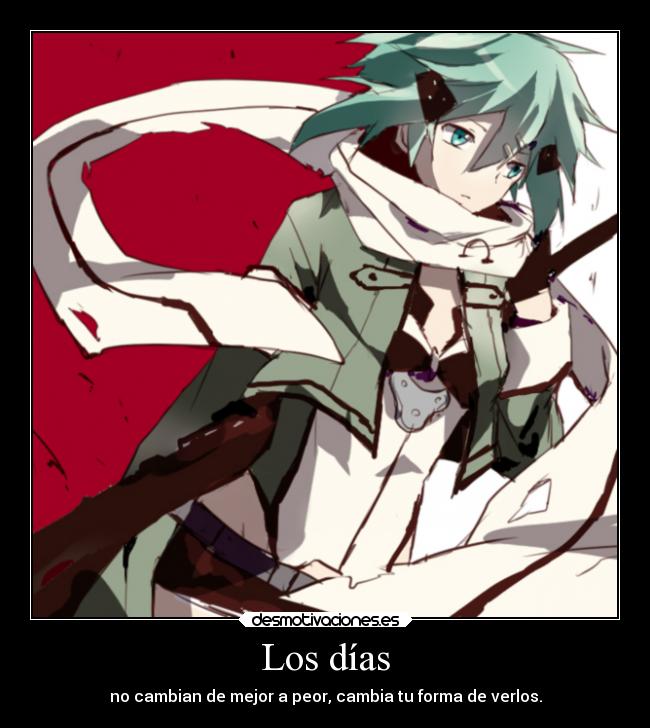 carteles anime gun gale online asada shinon sinon desmotivaciones