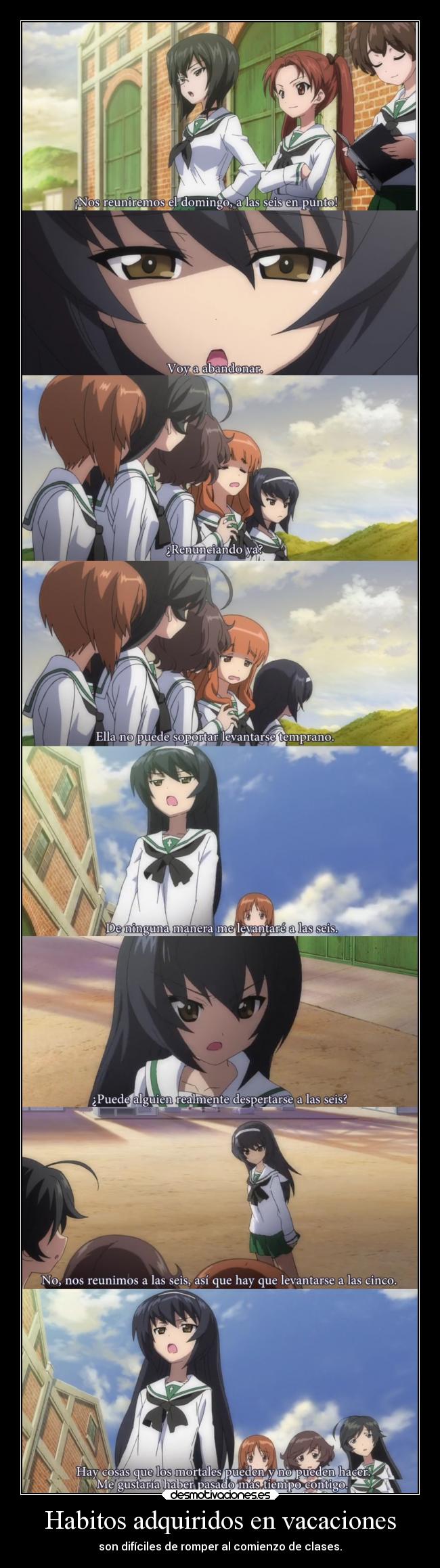 Habitos adquiridos en vacaciones - 