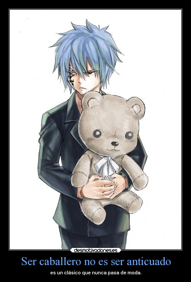 carteles anime hombre manga fairy tail jellal fernandez desmotivaciones