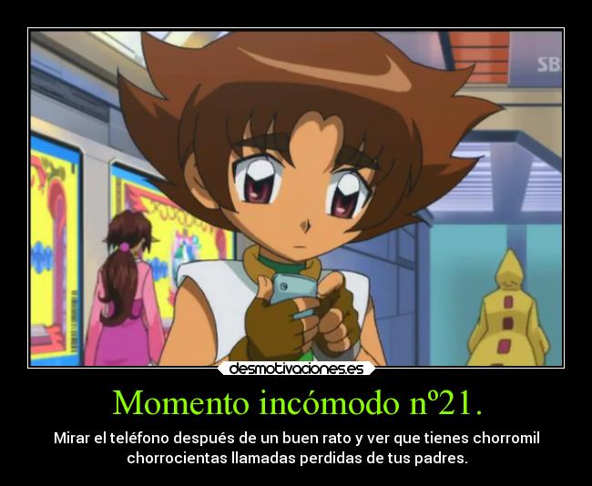 Momento incómodo nº21. -