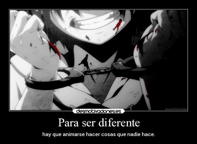 Para ser diferente -