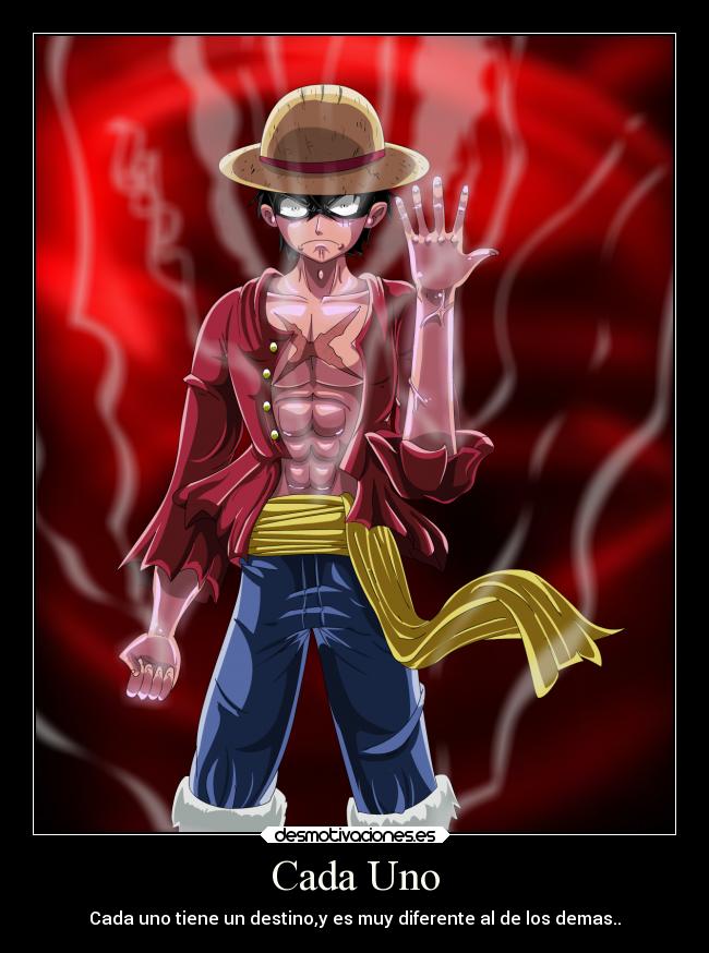 Cada Uno - Cada uno tiene un destino,y es muy diferente al de los demas..