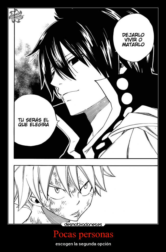 Pocas personas - escogen la segunda opción