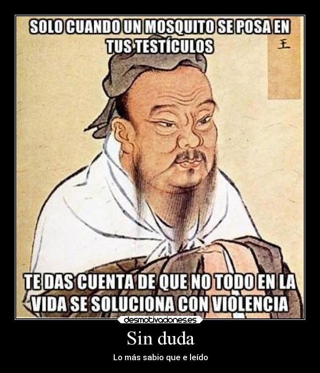 Sin duda - Lo más sabio que e leído