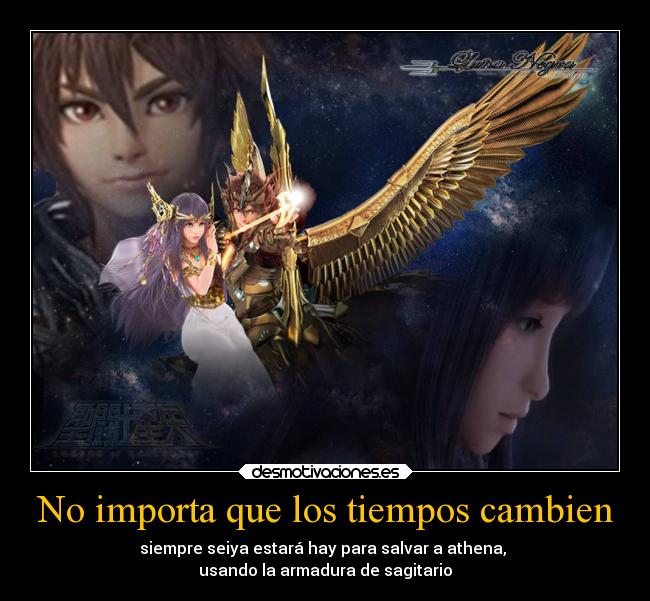 carteles anime manga saint seiya athena legend santuary desmotivaciones