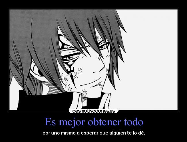 carteles anime manga fairy tail jellal fernandez desmotivaciones
