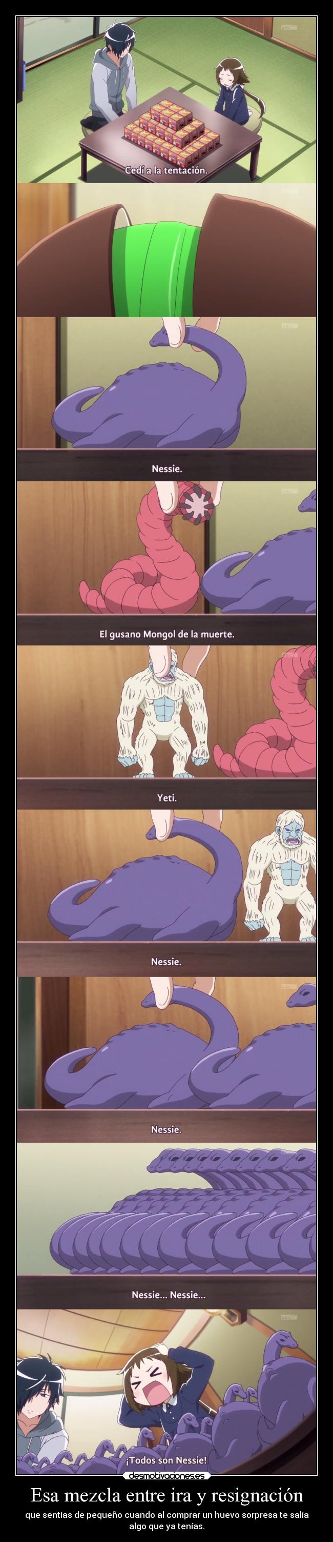 carteles anime mikakunin shinkoukei harukaze raptorhunters manga otaku mashiro huevo sorpresa kinder chocolat desmotivaciones