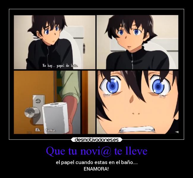carteles anime mirai nikky desmotivaciones