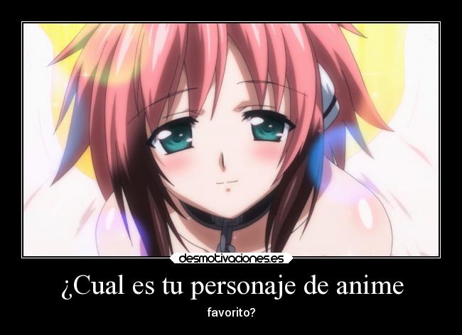 ¿Cual es tu personaje de anime - favorito?