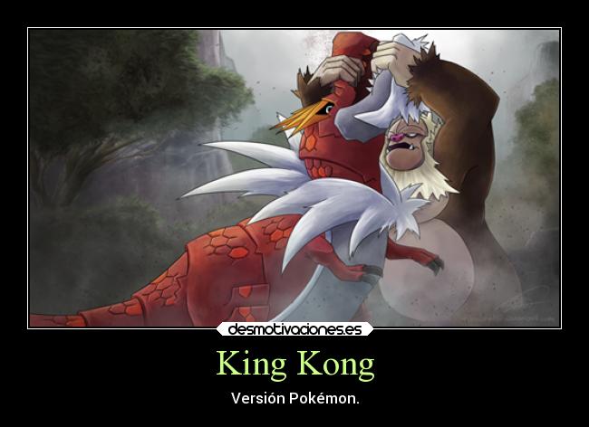 King Kong - Versión Pokémon.