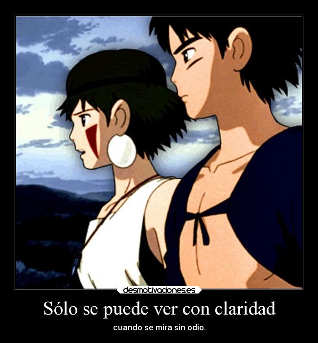 carteles anime princesa mononoke desmotivaciones