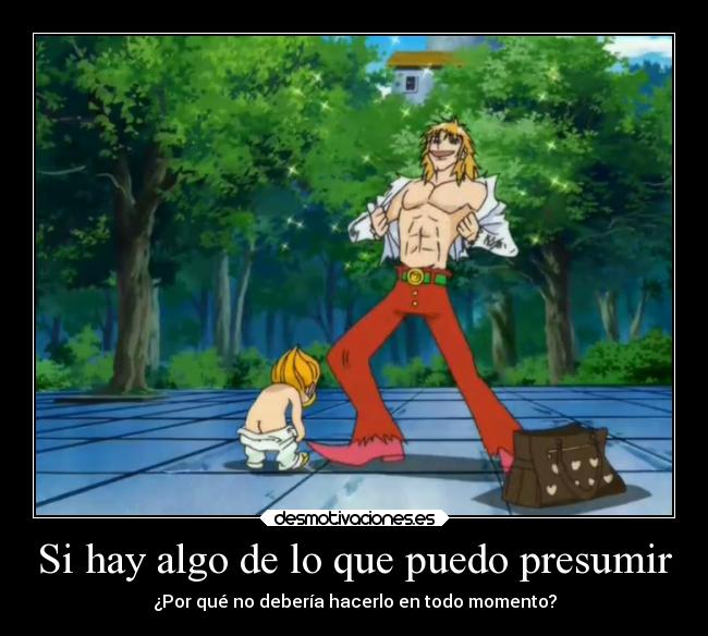 carteles anime raptorhunters harukaze manga otaku zatch bell gashu parco folgore kanchome presumir musculos desmotivaciones
