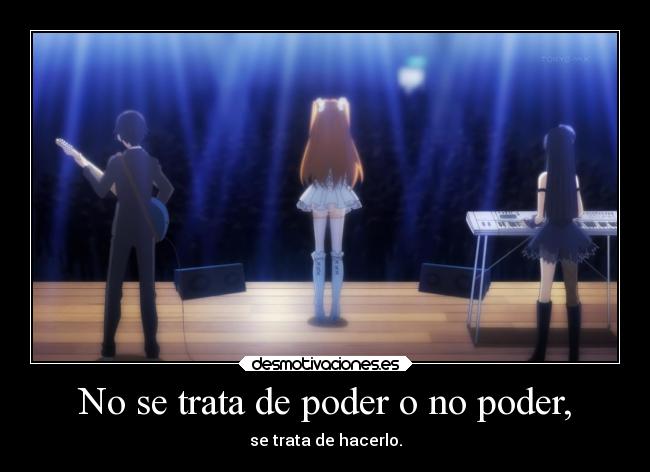 No se trata de poder o no poder, - 