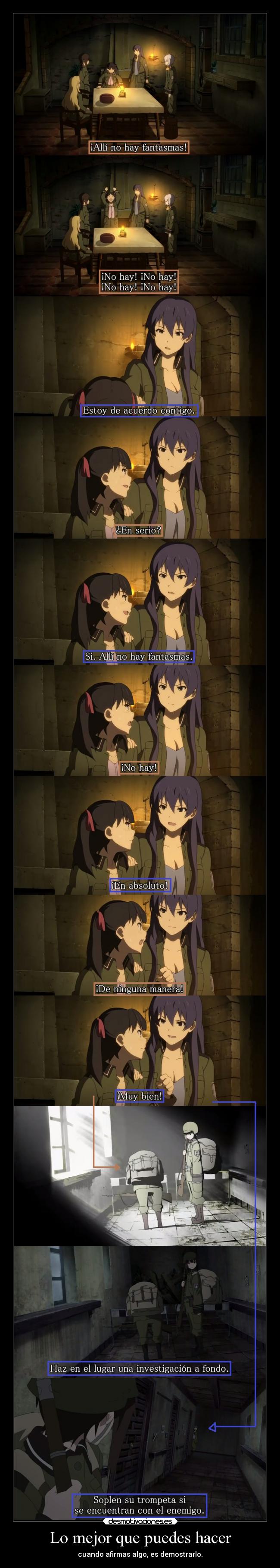 Lo mejor que puedes hacer -