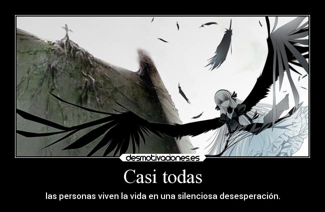 carteles anime rozen maiden suigintou desmotivaciones