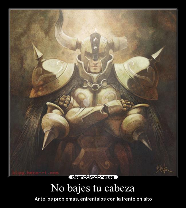 No bajes tu cabeza - 