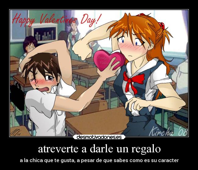 carteles anime shinji asuka neon genesis evangelion desmotivaciones