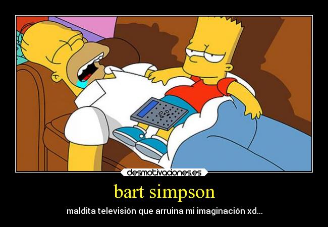 carteles arte bart simpson desmotivaciones