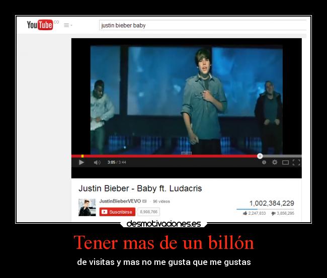 Tener mas de un billón - 