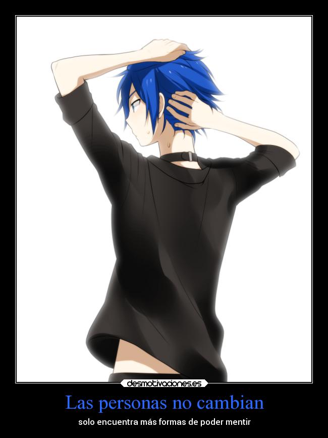 Las personas no cambian -