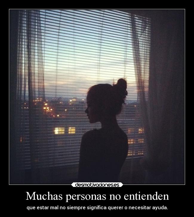 Muchas personas no entienden - 