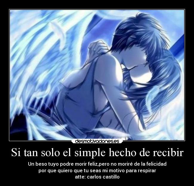 carteles besos alegria anime amor amistad desmotivaciones