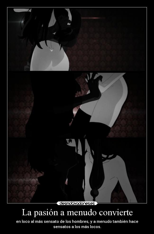 carteles celos anime lalala frase francois rochefoucauld pandora video desmotivaciones