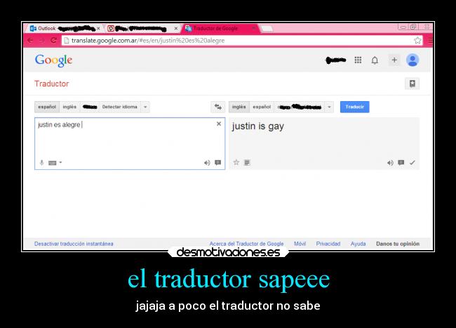 el traductor sapeee -