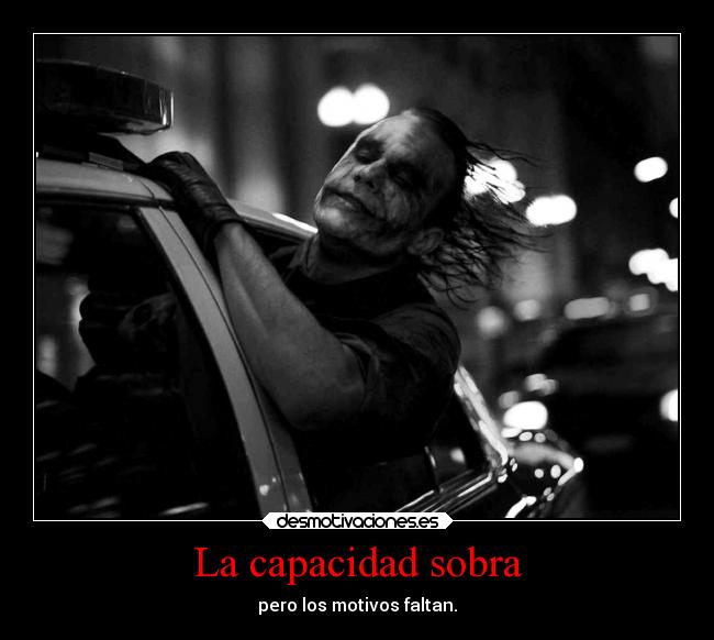 La capacidad sobra -