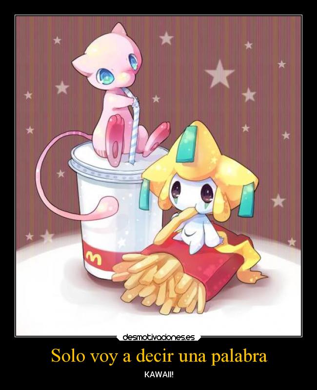 Solo voy a decir una palabra -