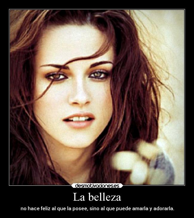La belleza -