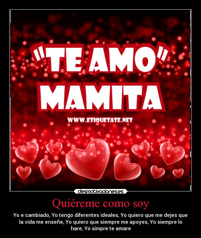 Quiéreme como soy - 