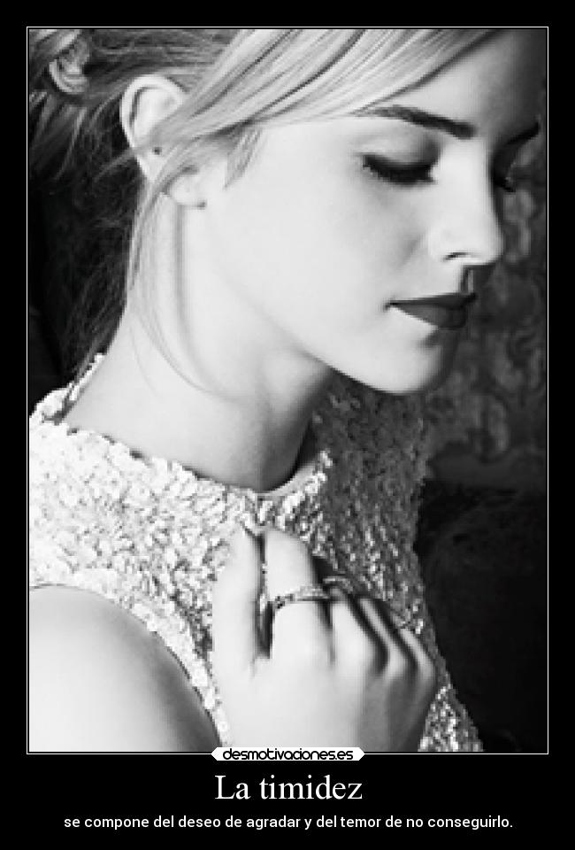 La timidez -