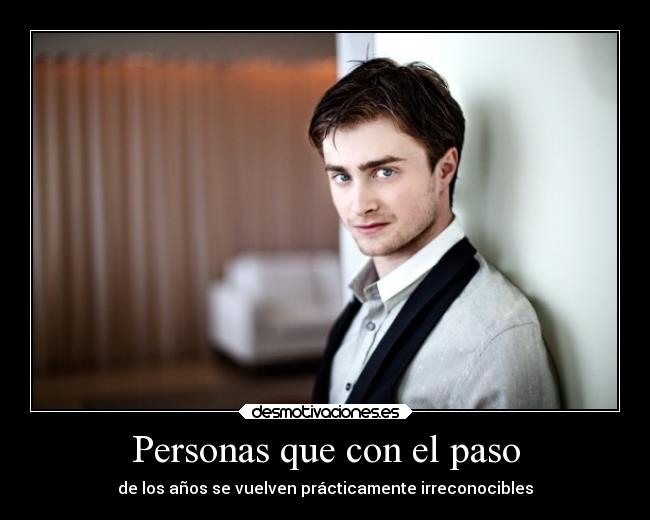 Personas que con el paso -