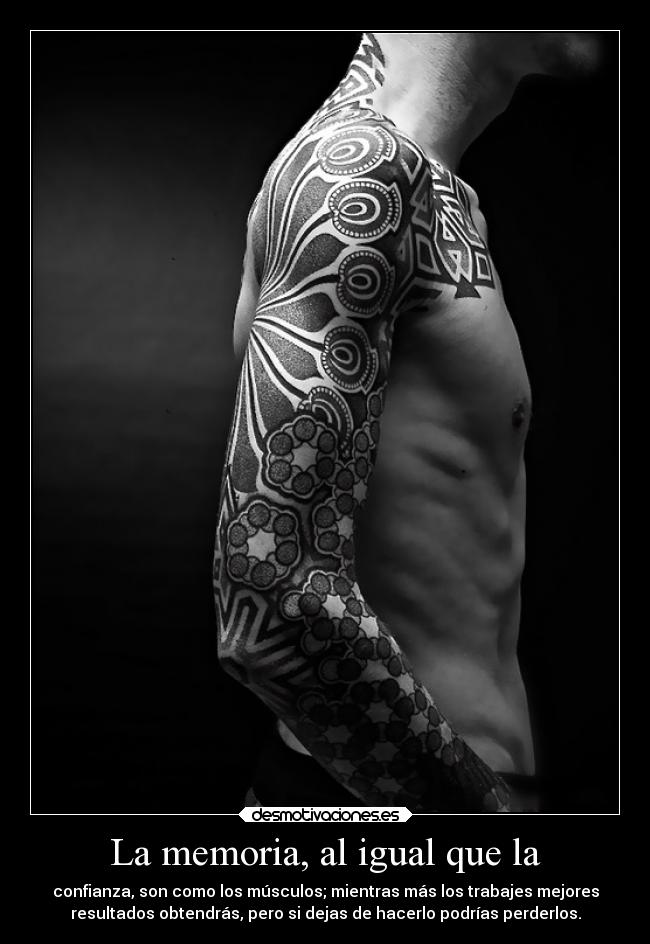 La memoria, al igual que la -