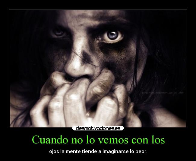 Cuando no lo vemos con los - 