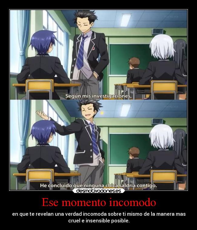 Ese momento incomodo -