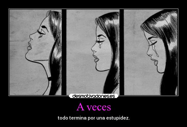 A veces -