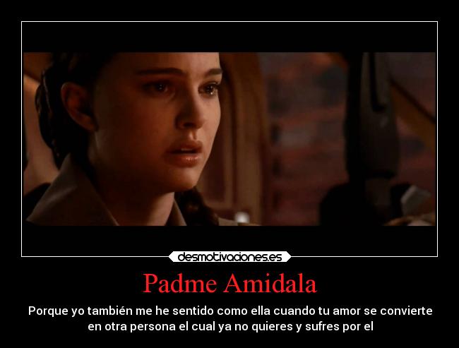 carteles desamor padme amidala desmotivaciones