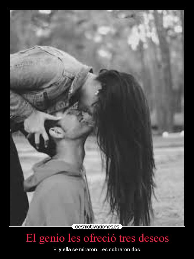 El genio les ofreció tres deseos -