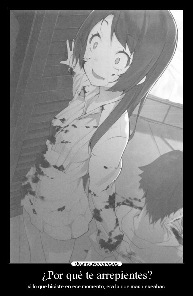¿Por qué te arrepientes? -
